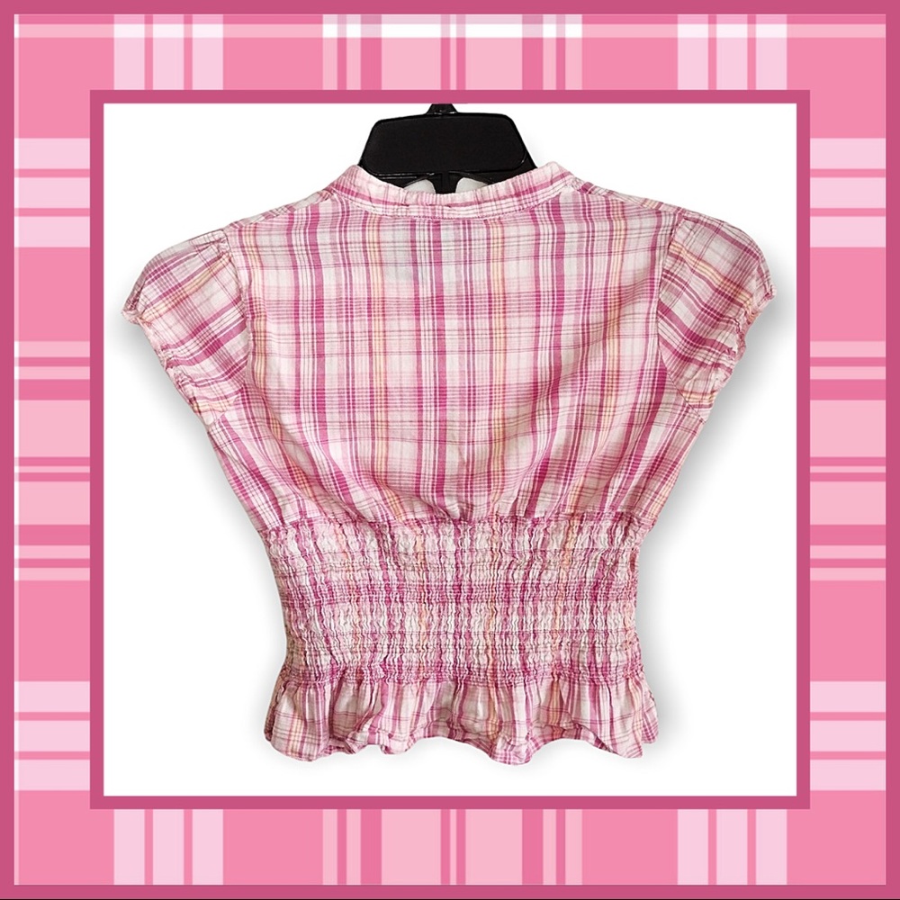 3/$10, 5/$15 - Basic Editions Plaid Shirt - Picture 3 of 3